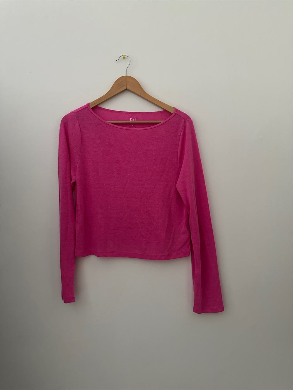 GAP Bright Pink Long Sleeve Top